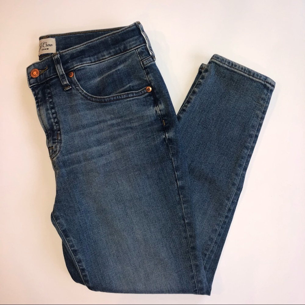 J. Crew 9" high-rise toothpick jean